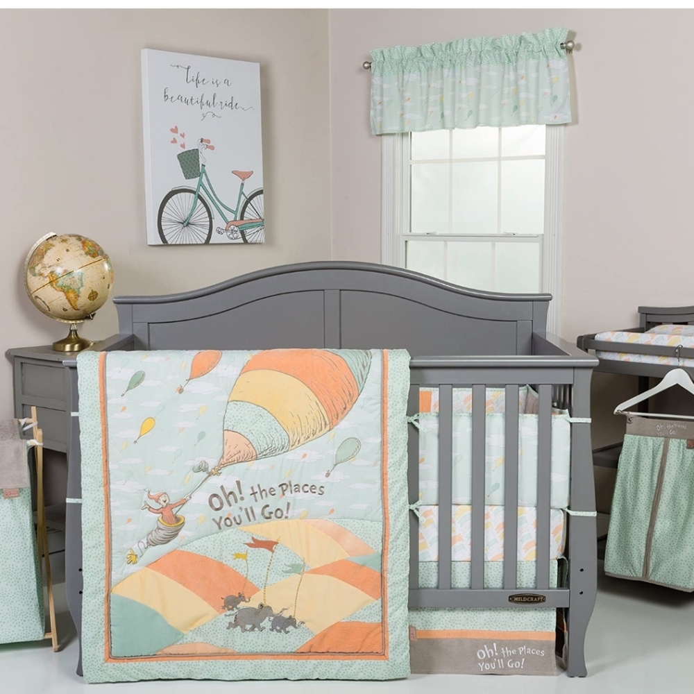 Dr. Seuss 'Oh, the places you'll go!' Nursery Set